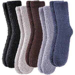 ❤️Fuzzy Socks for Men & Women Cozy Fluffy Winter Warm Microfiber Soft Socks